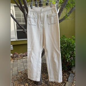 WILFRED High Waist White Pant Size 4